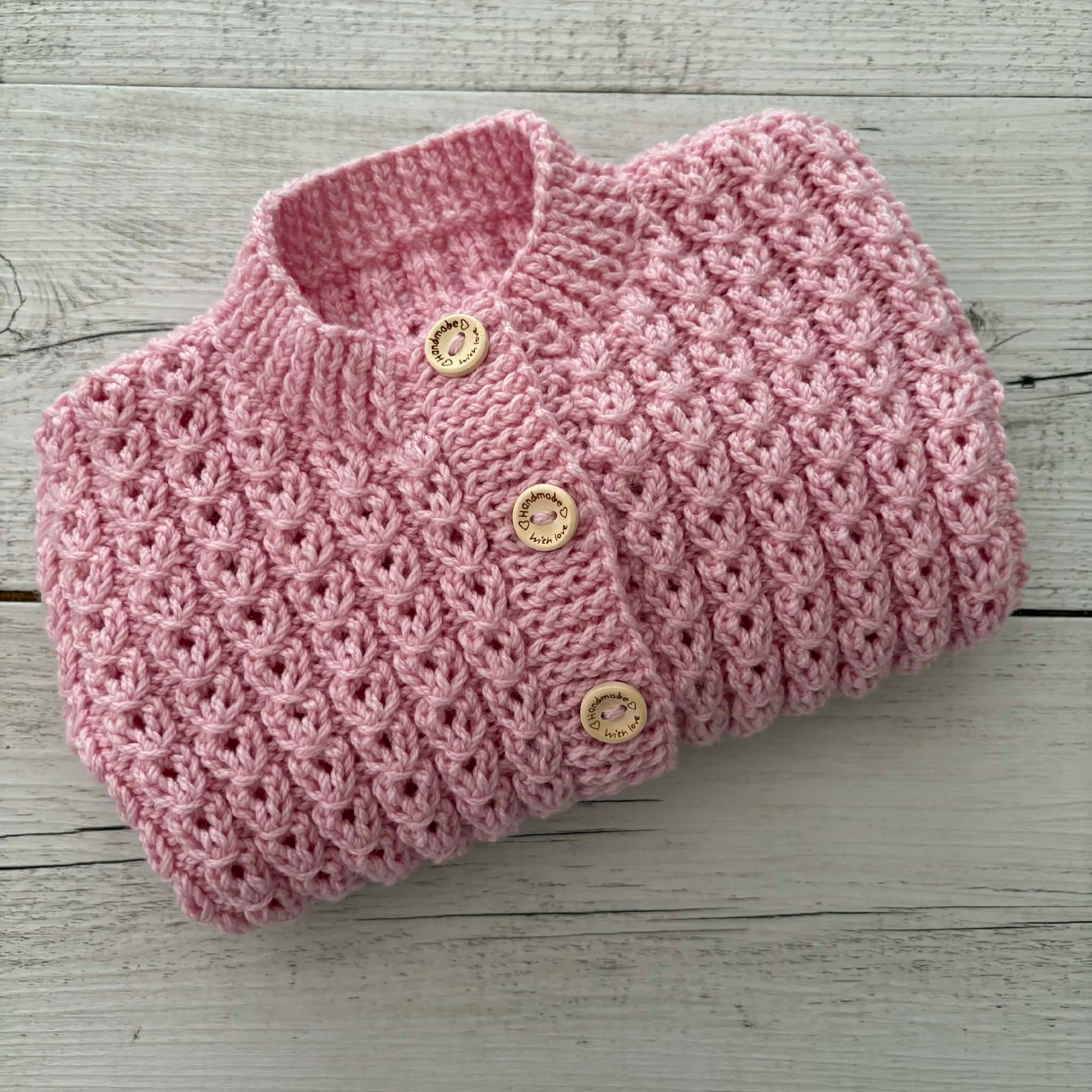 Hand Knitted Baby Cardigan