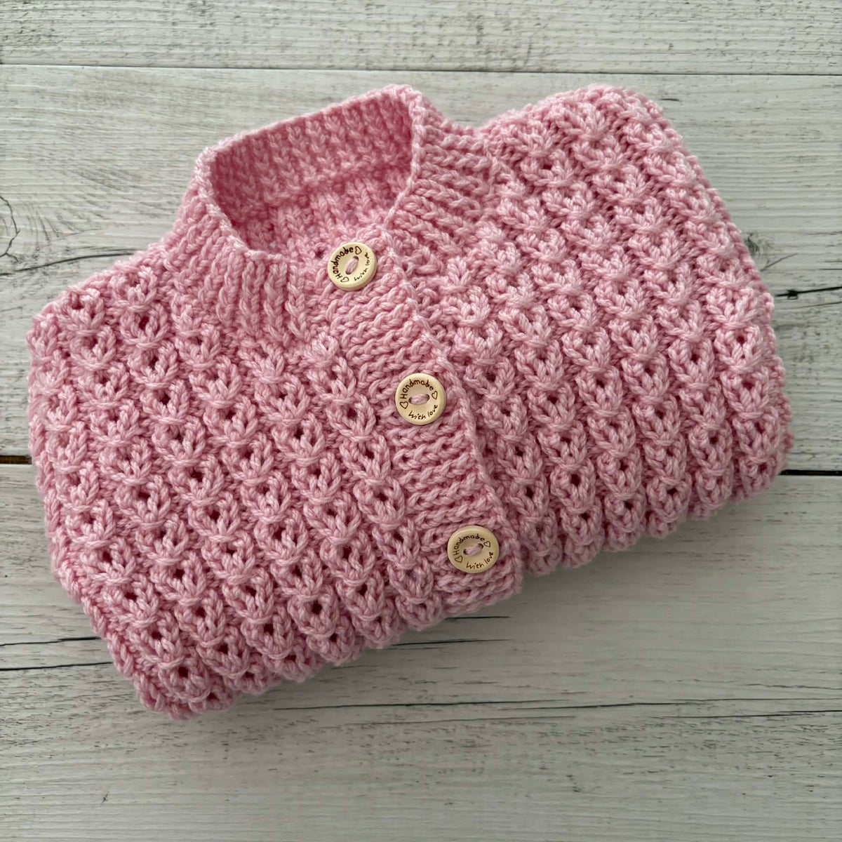 Hand Knitted Baby Cardigan