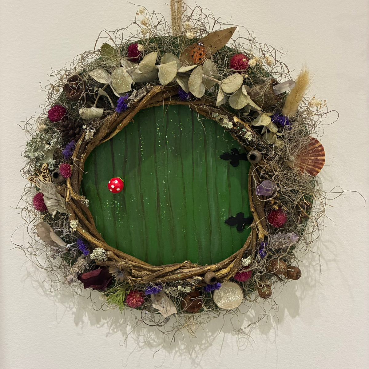 Wreath - Hobbit Faery Door (Green)
