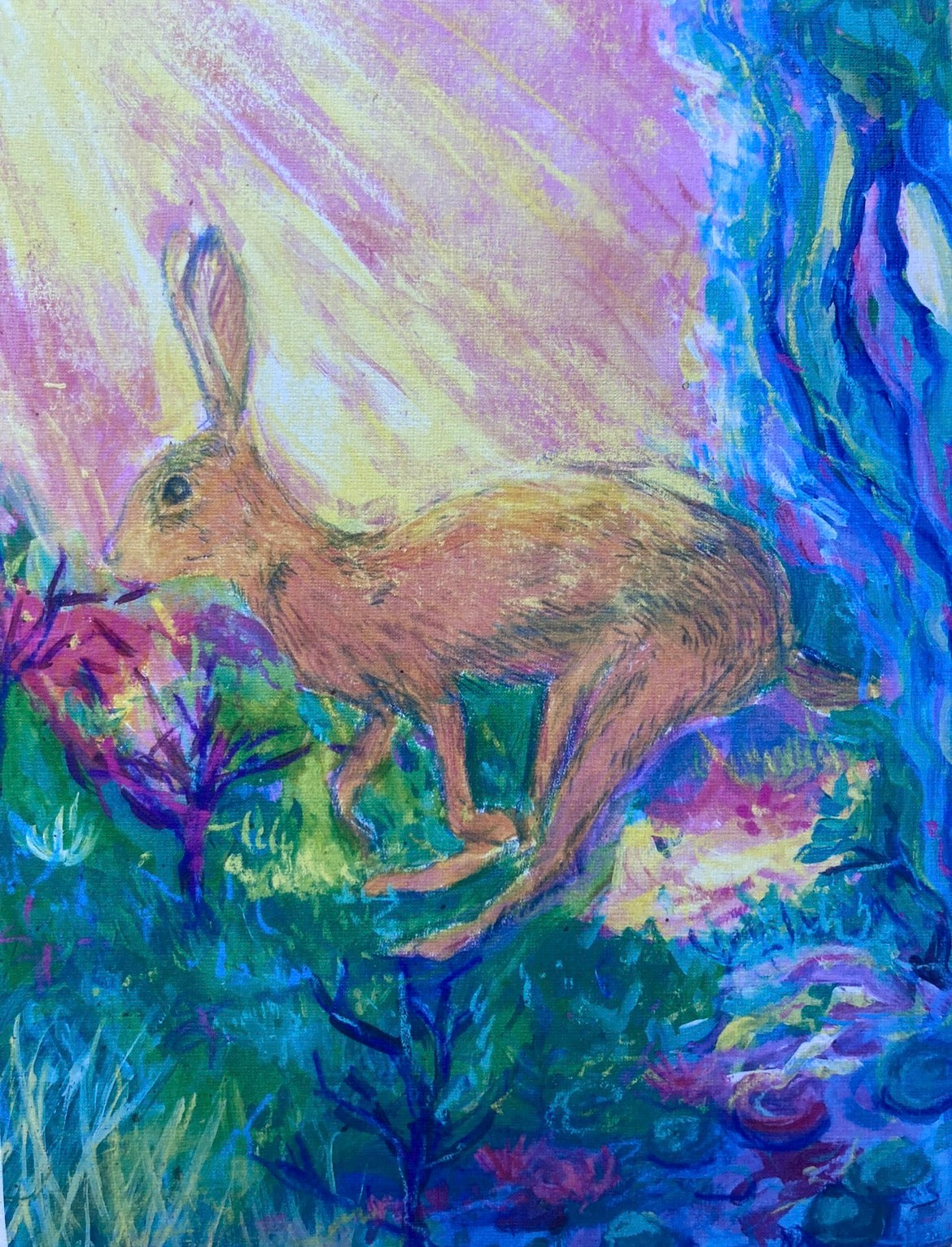 Whimsical Rabbit Print