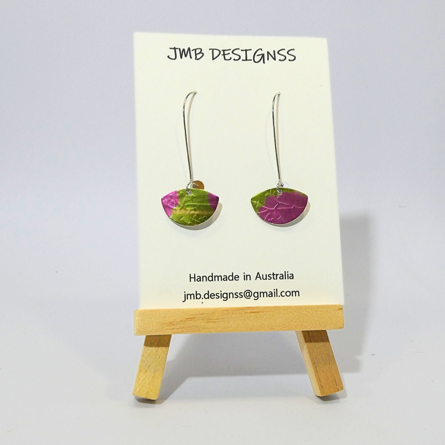 Anodised aluminium earrings Cherry Blossom Collection