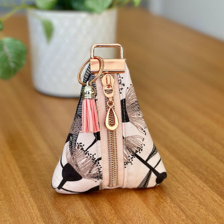 Keyring Coin Pouch with Zip - Various