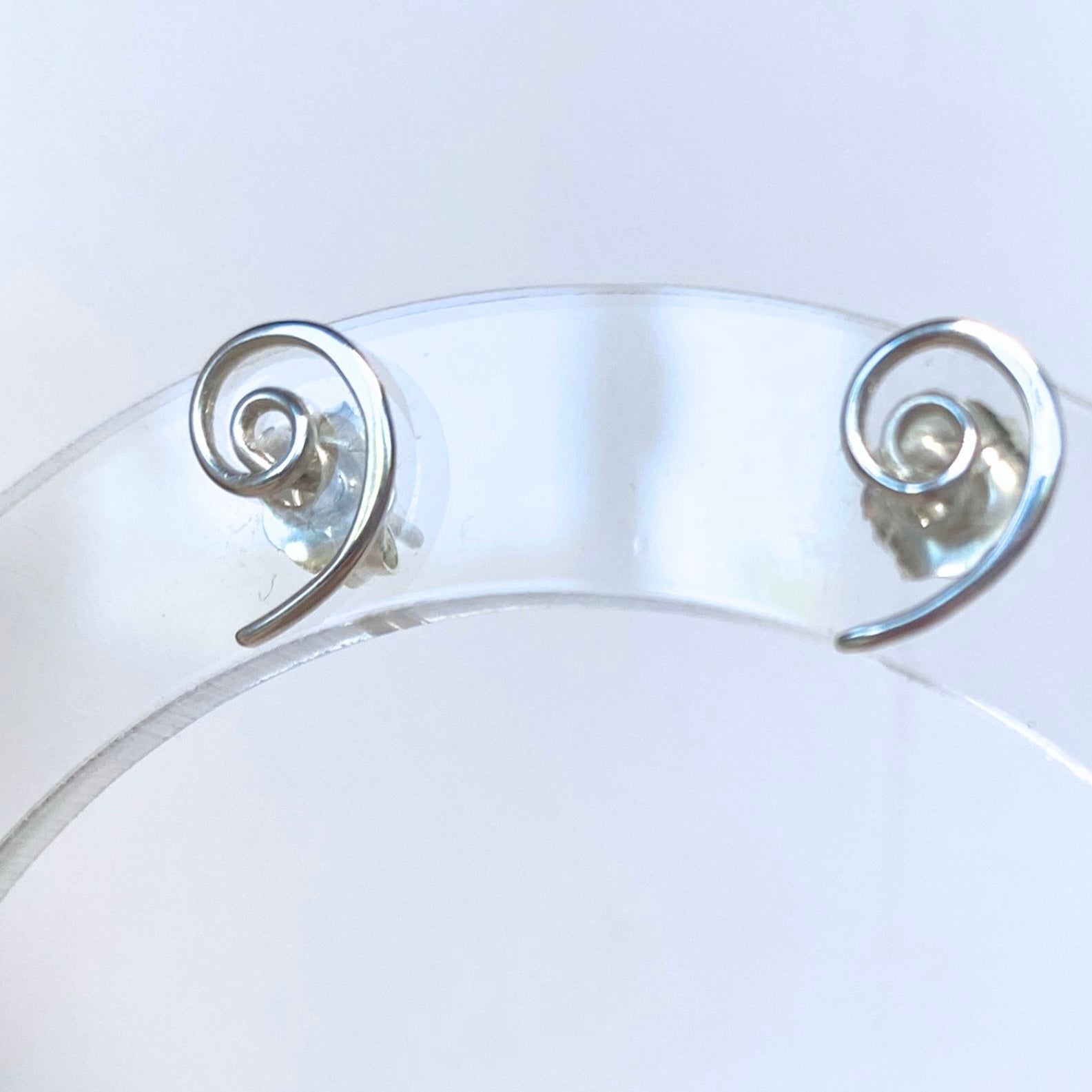 NEW! Bass Clef musical stud earrings | Sterling Silver | Music lover gift