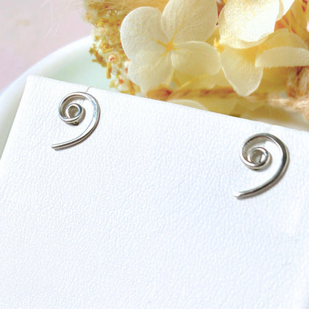 NEW! Bass Clef musical stud earrings | Sterling Silver | Music lover gift