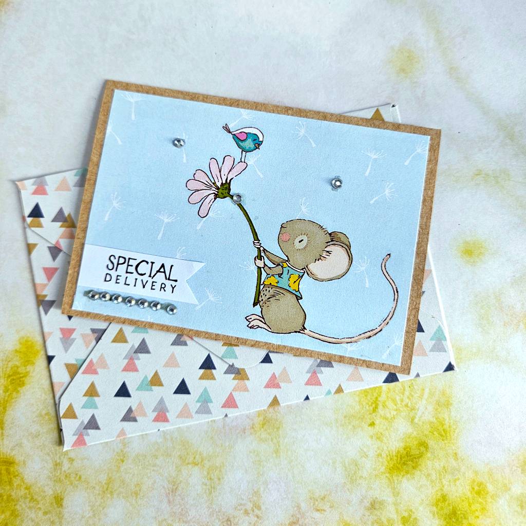 "Cutesy minis, gift cards", greeting card set (4)
