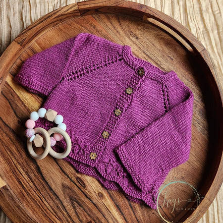 Handknit Baby Jacket | Newborn Gift