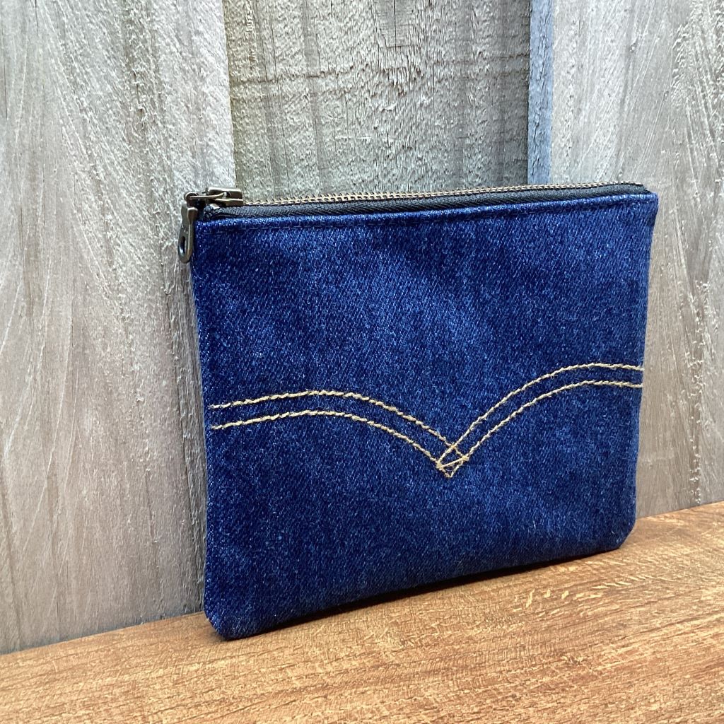 Upcycled Denim Purse – Back Jeans Pocket