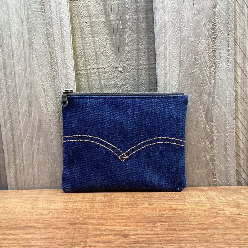 Upcycled Denim Purse – Back Jeans Pocket