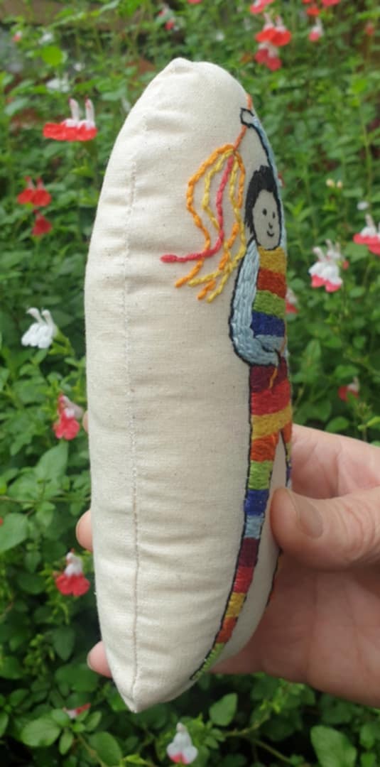 Collections textile little person character Tansy