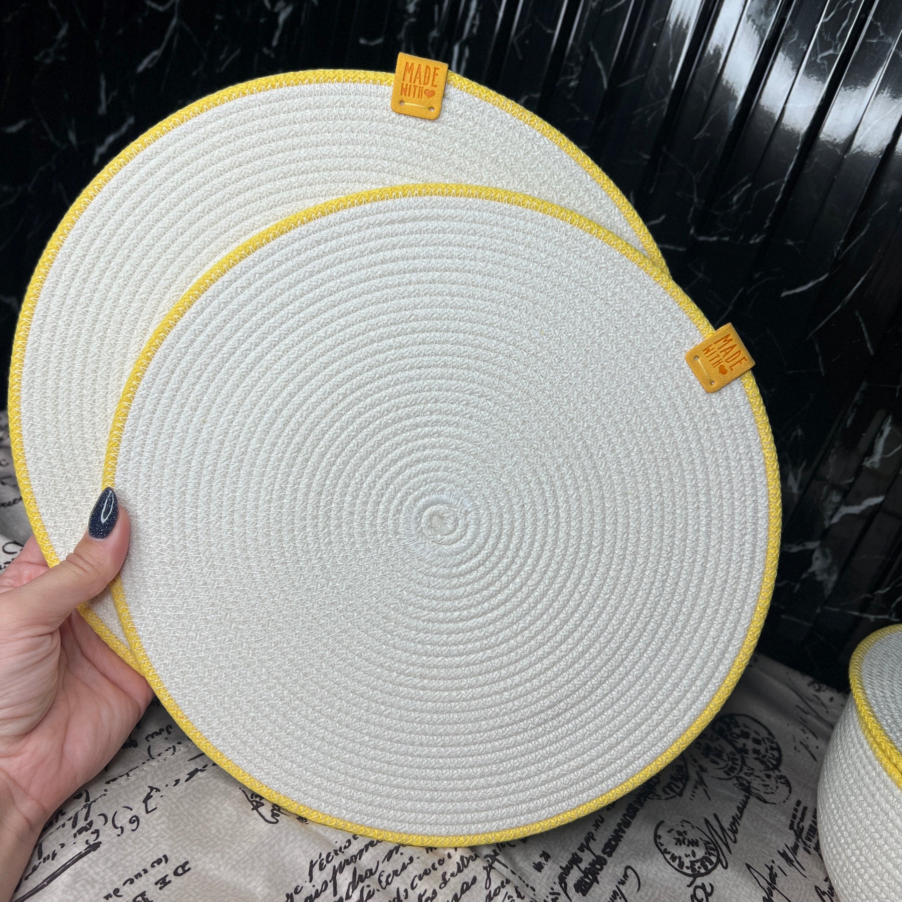 Sunny Yellow Table Set
