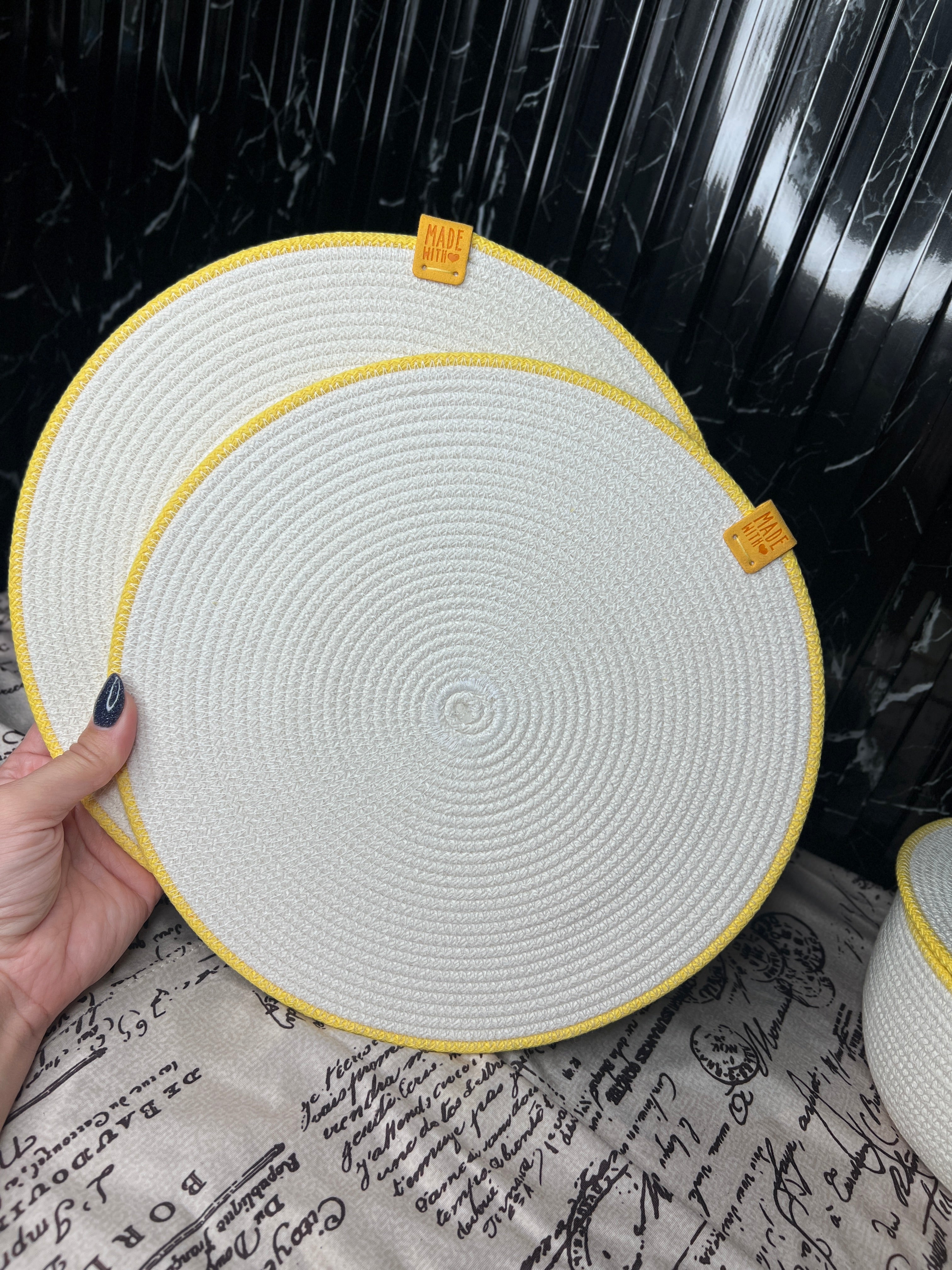 Sunny Yellow Table Set
