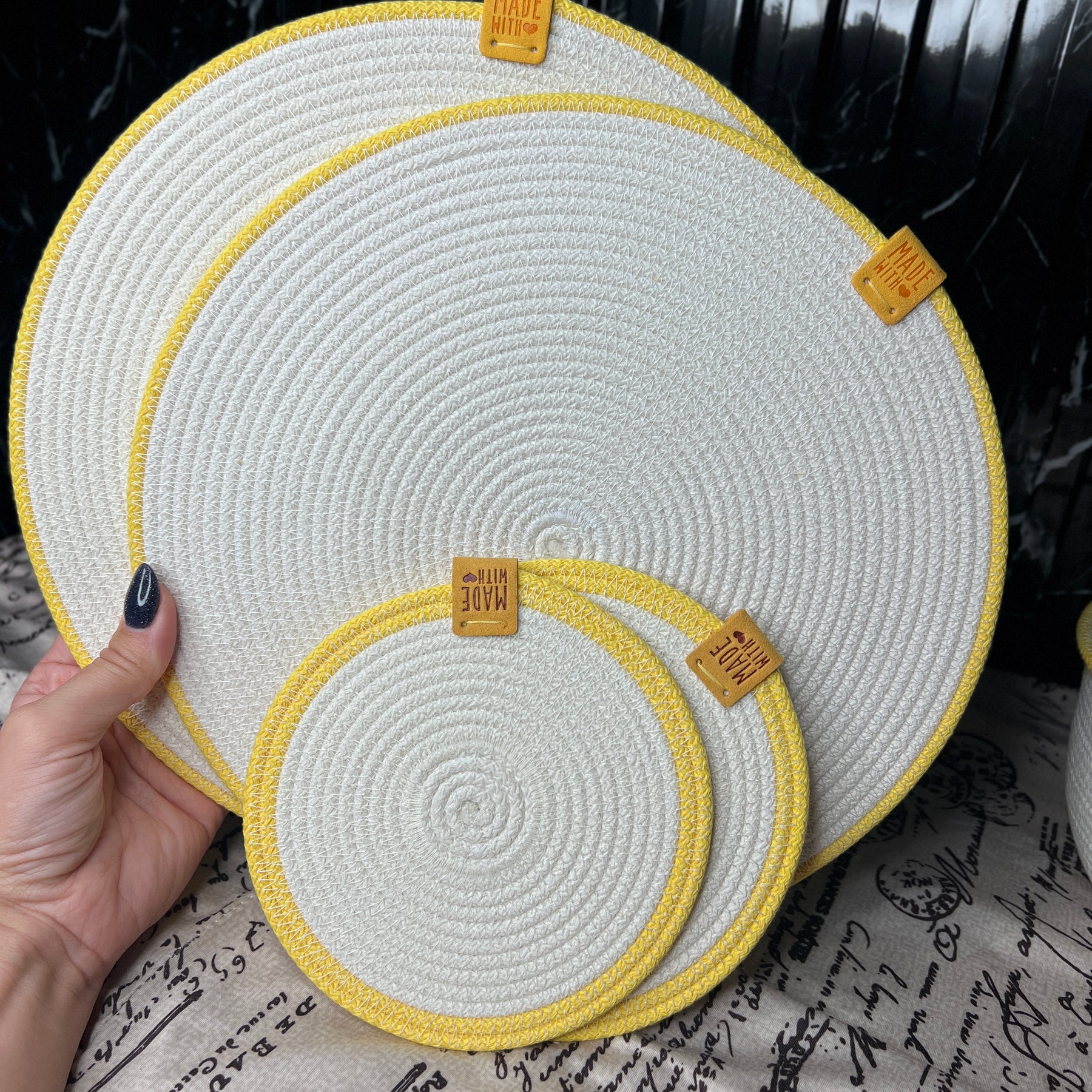 Sunny Yellow Table Set