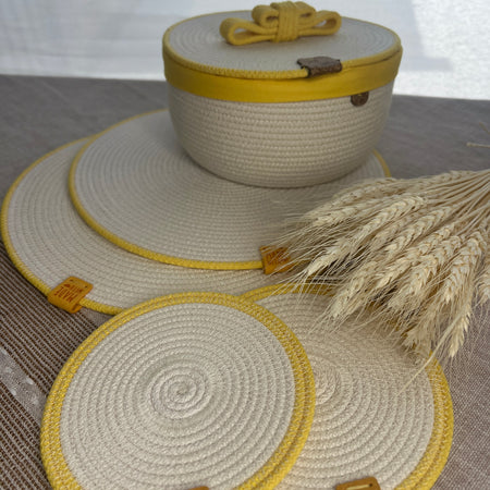 Sunny Yellow Table Set