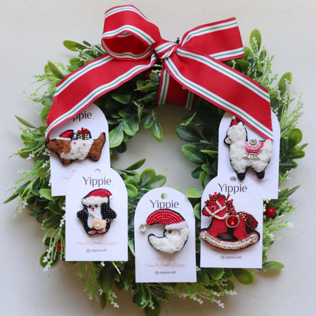 Holly Jolly Christmas Brooch Collection