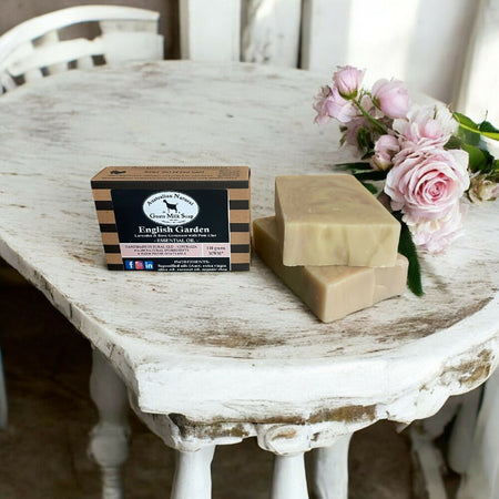 Australian Natural Goats Milk Soap - English Garden