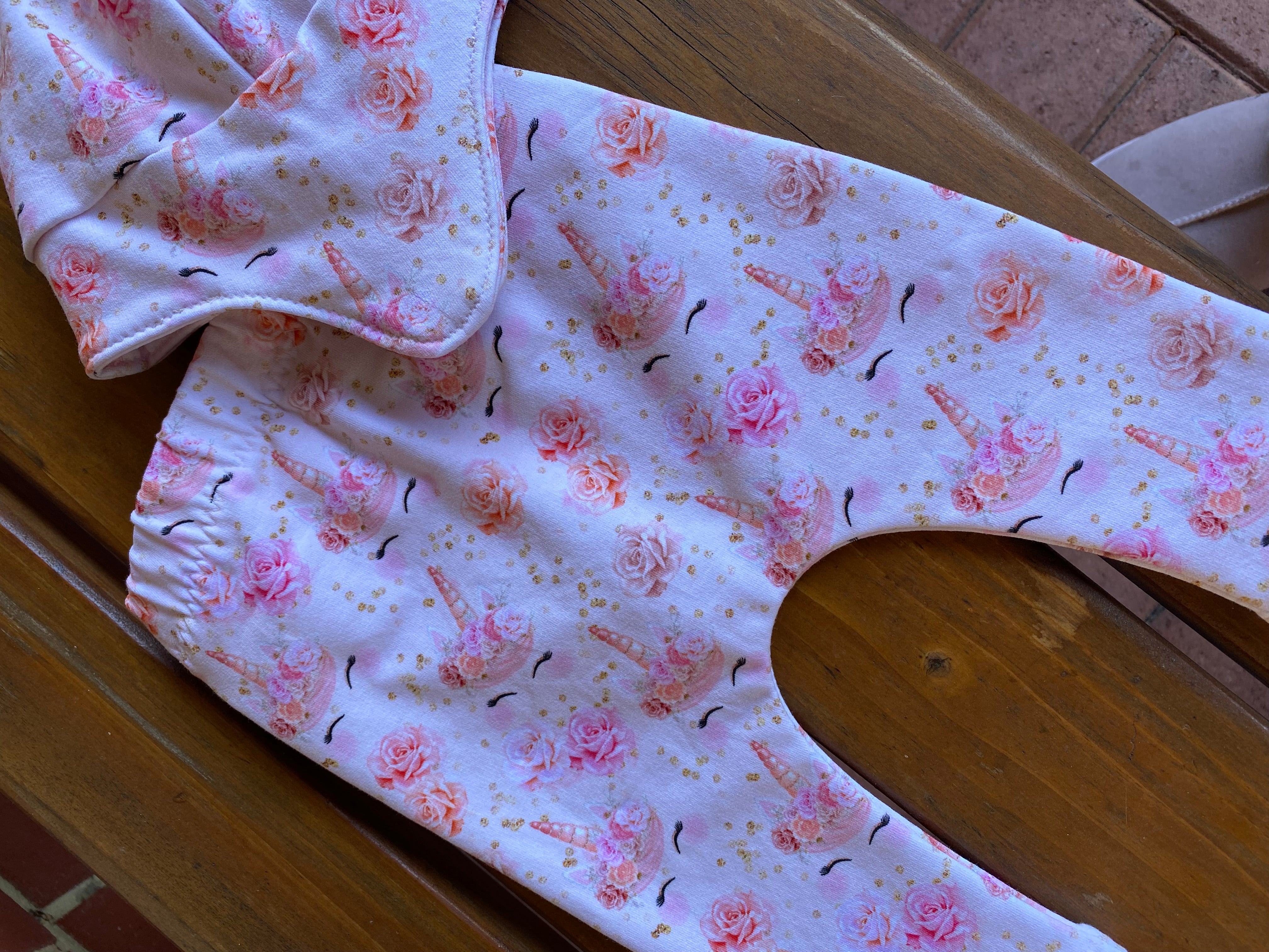 Pink Unicorn Leggings and Cap Size 000