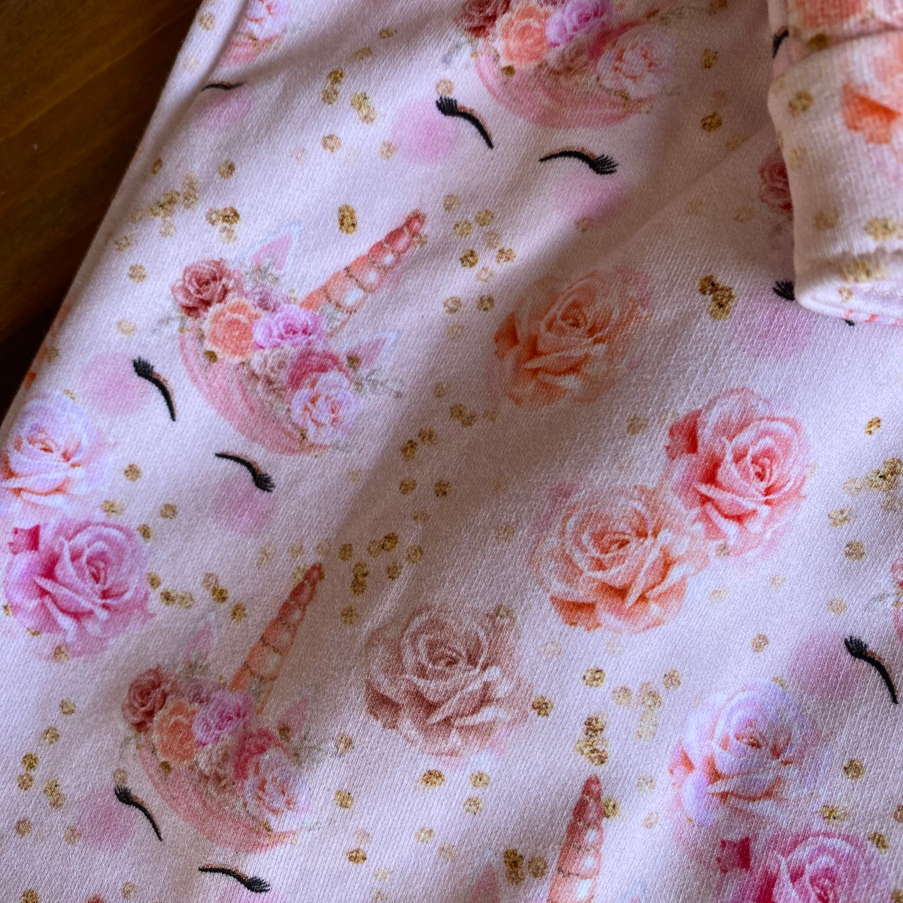 Pink Unicorn Leggings and Cap Size 000