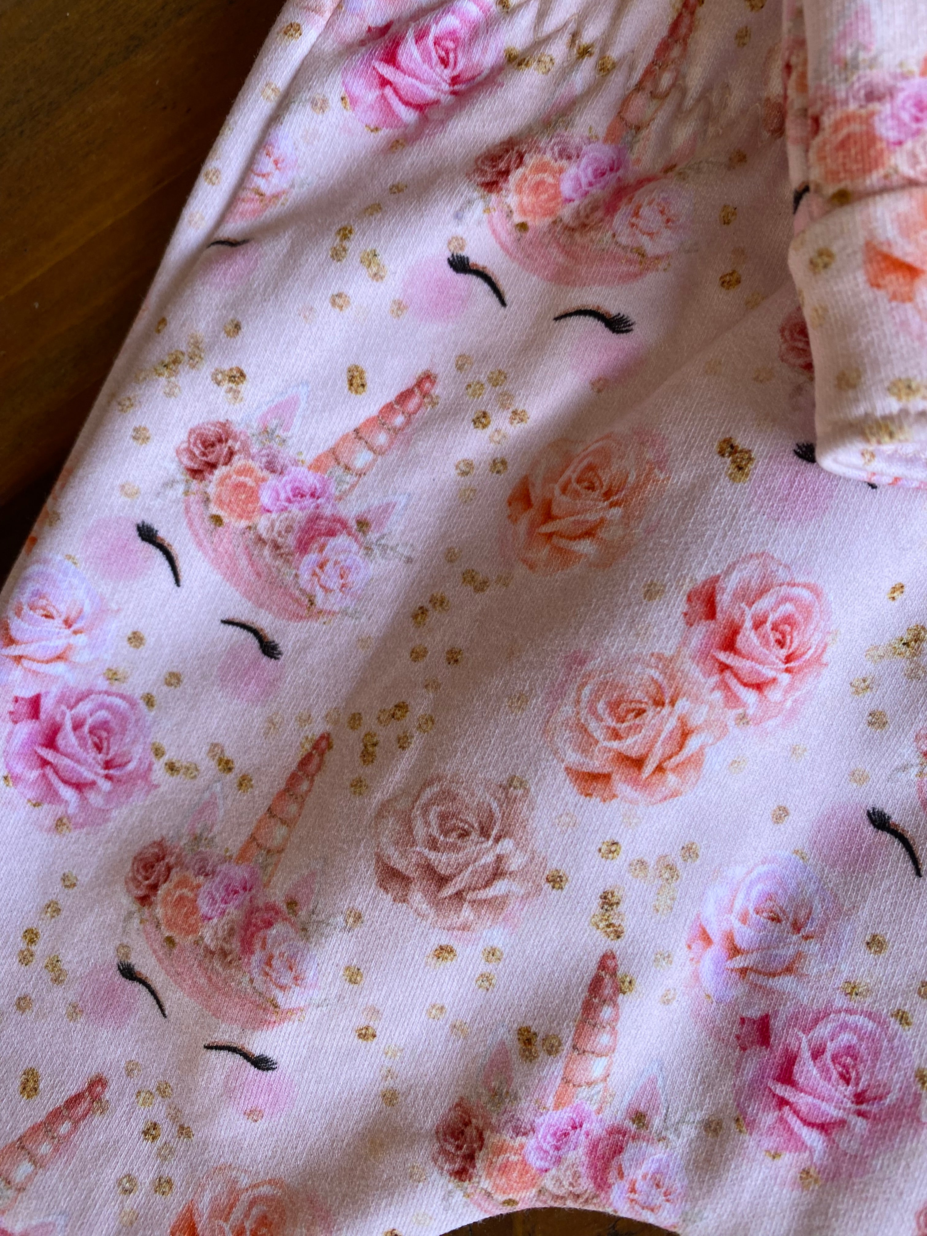 Pink Unicorn Leggings and Cap Size 000