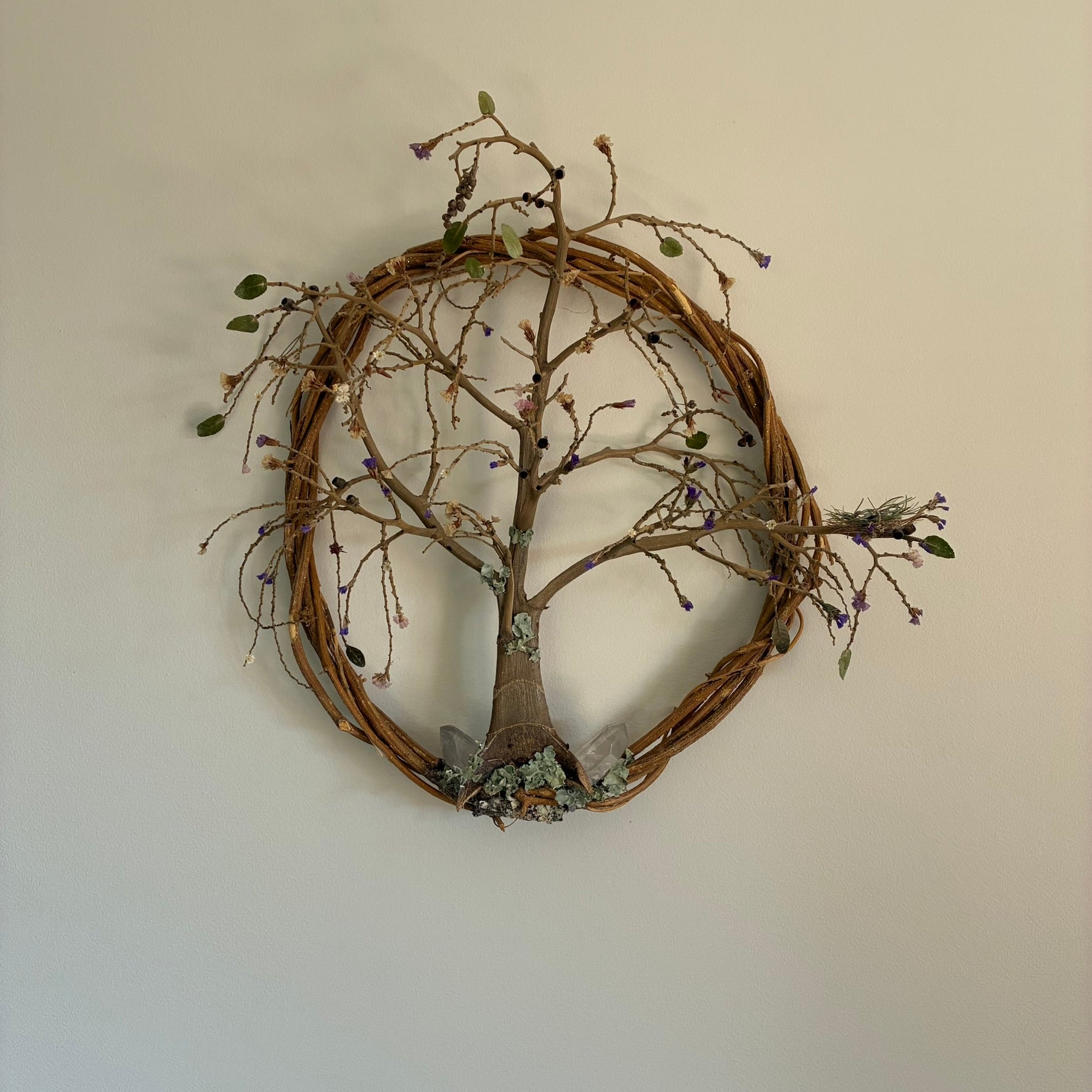 Wreath ~ Tree of Life Wreath with tiny nest (Measures 53cm x 50cm)