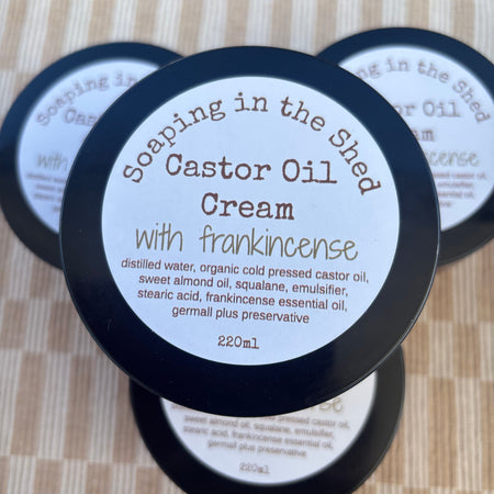 Castor Oil Body Cream with Frankincense