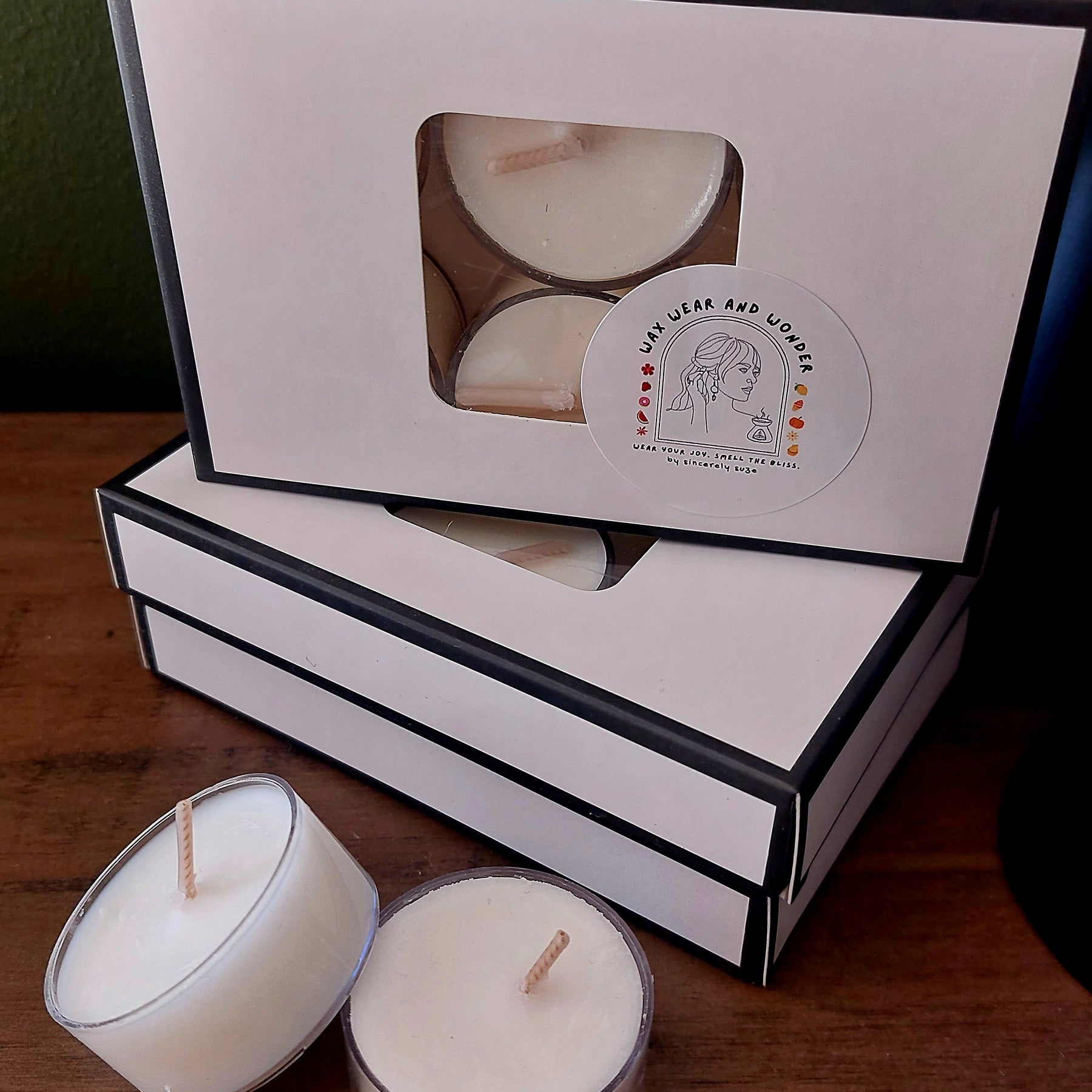 Soy Tea Light Candles - Pack of 6  | Unscented Glow