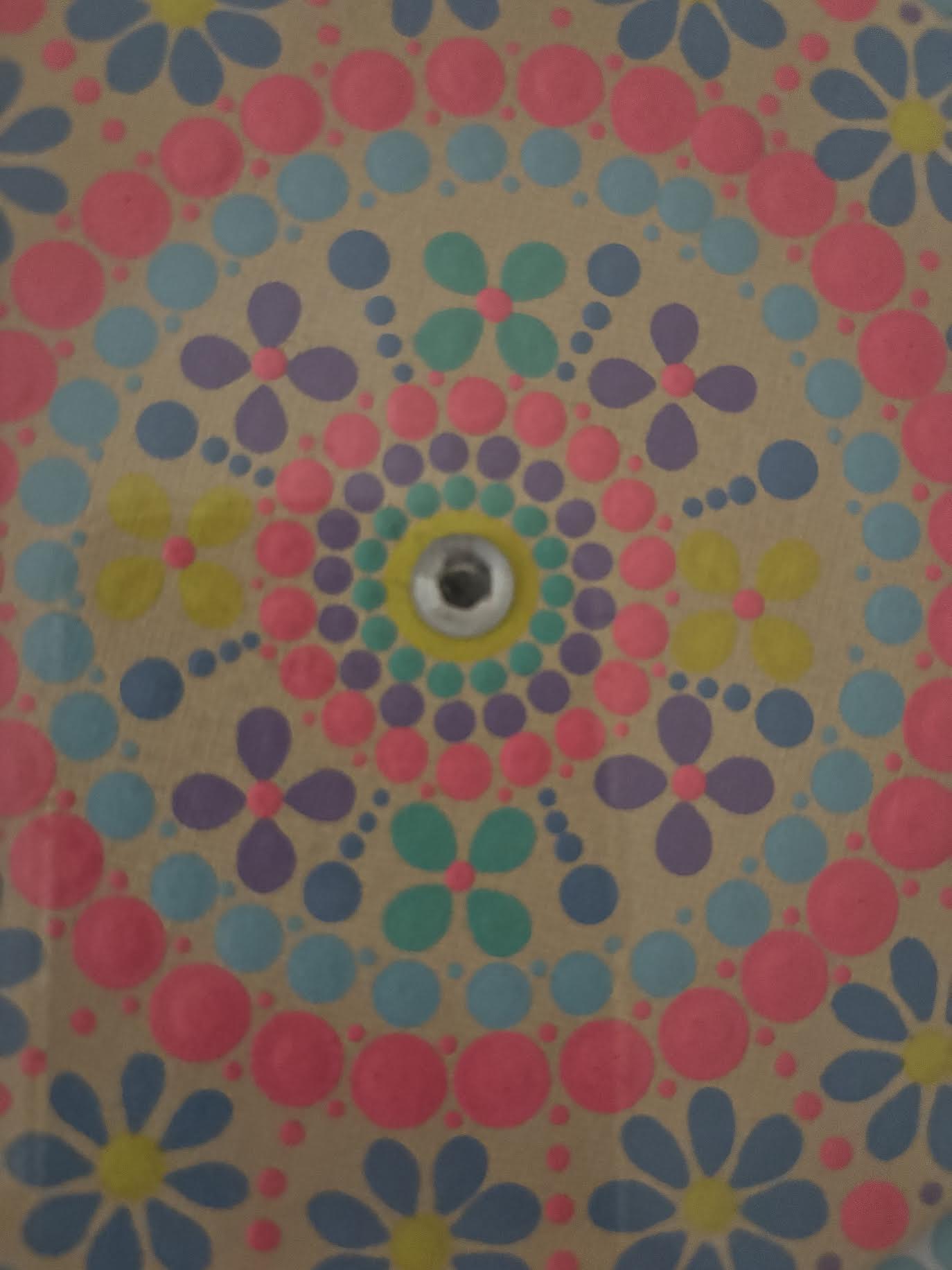 Hello Pretty Acrylic Hand-dotted Mandala