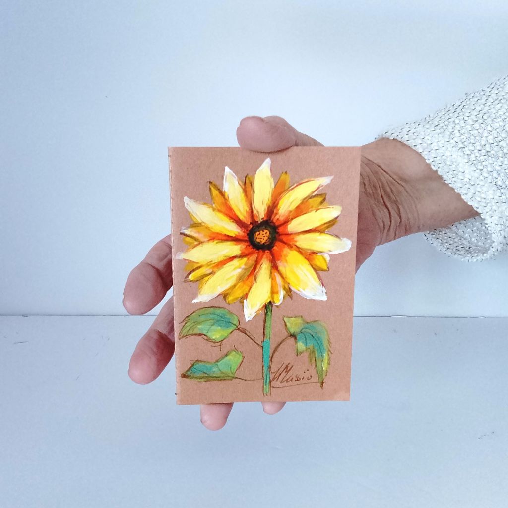 Flower Handpainted Pocket Notebooks