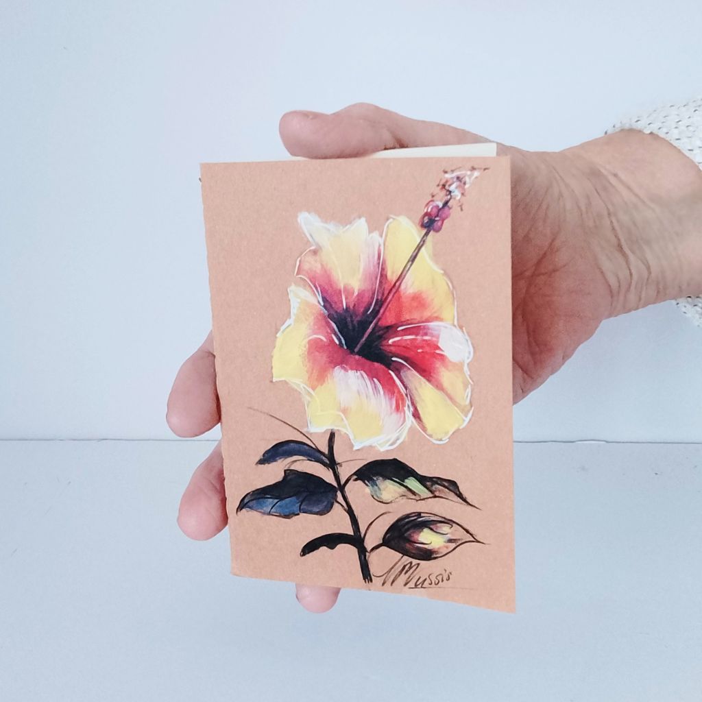 Flower Handpainted Pocket Notebooks