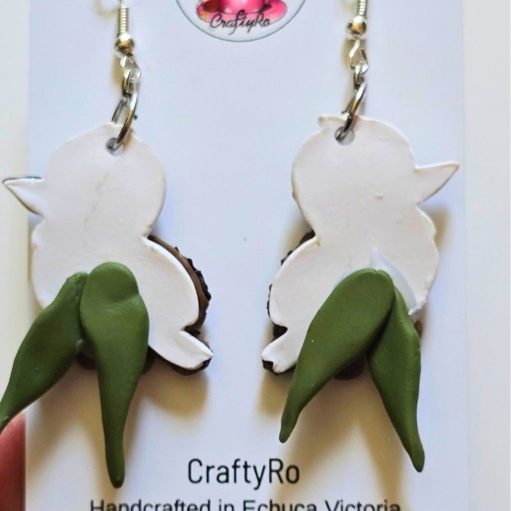 Australian Kookaburra Earrings/ Handmade Lightweight Native Australian Jewellery
