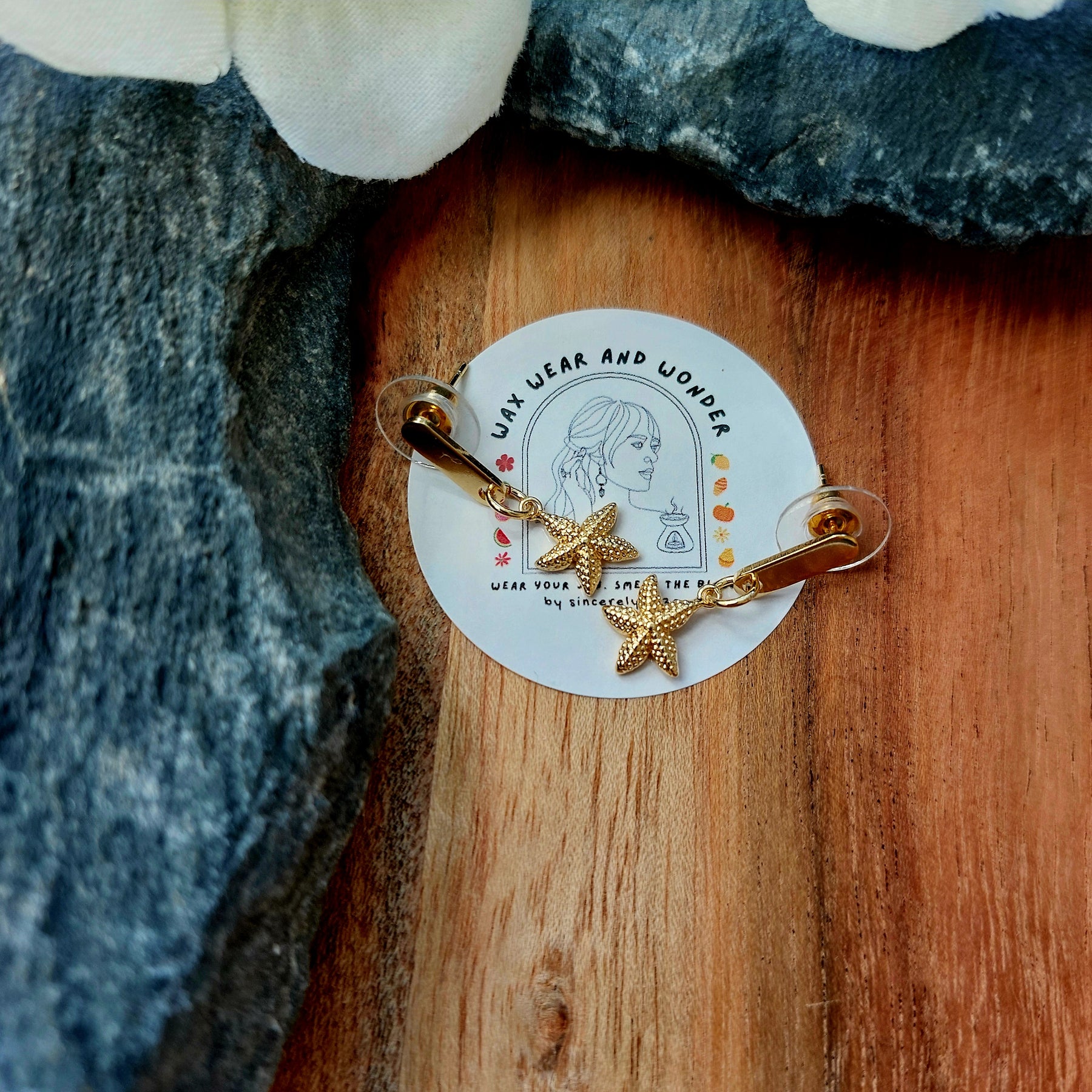 Starfish Earrings | Coastal Statement Earrings