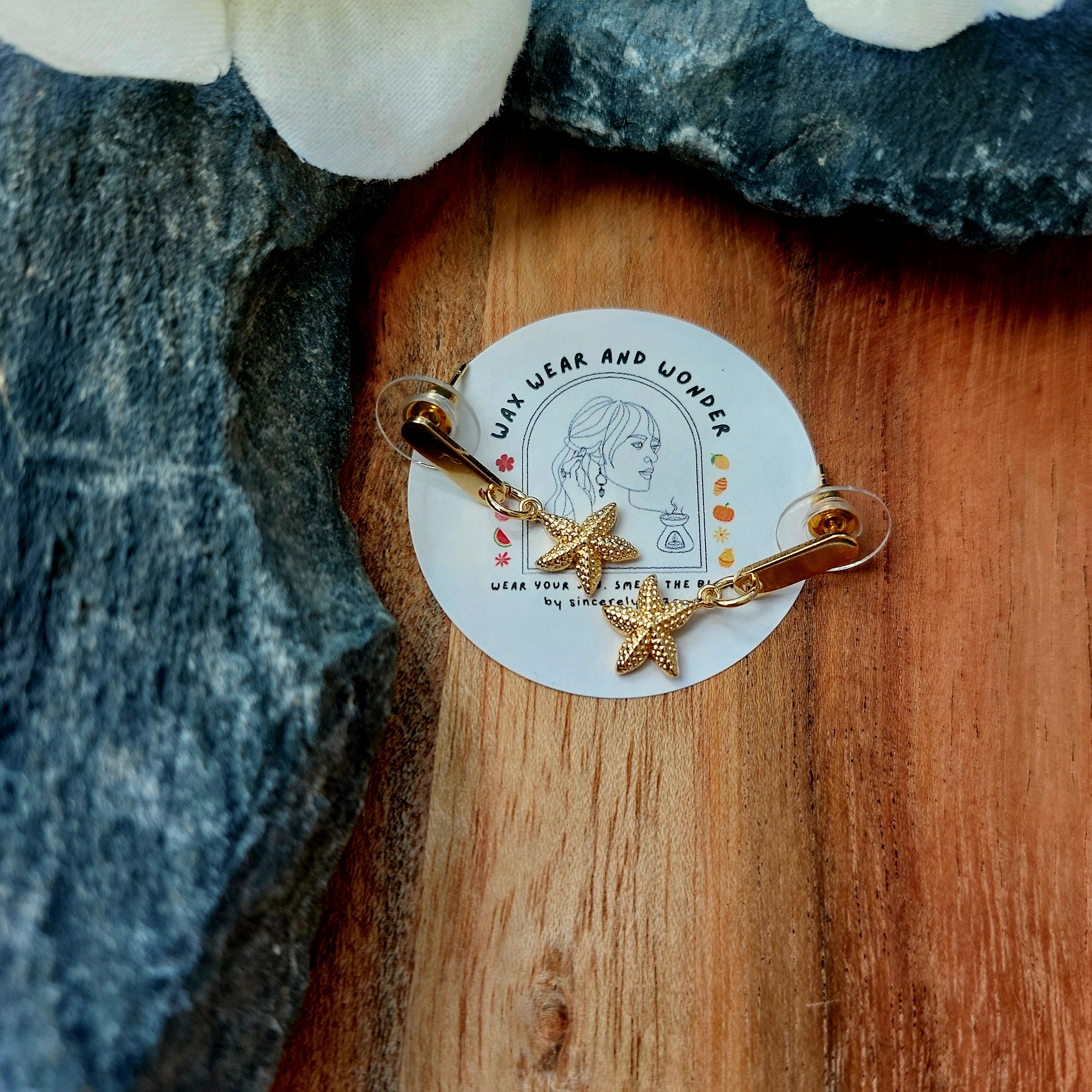 Starfish Earrings | Coastal Statement Earrings