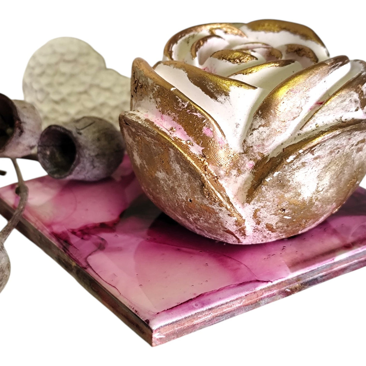 Boho Diffuser Stone Coaster Set