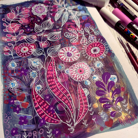 Original Hand painted Art:  Light Finds Its Way