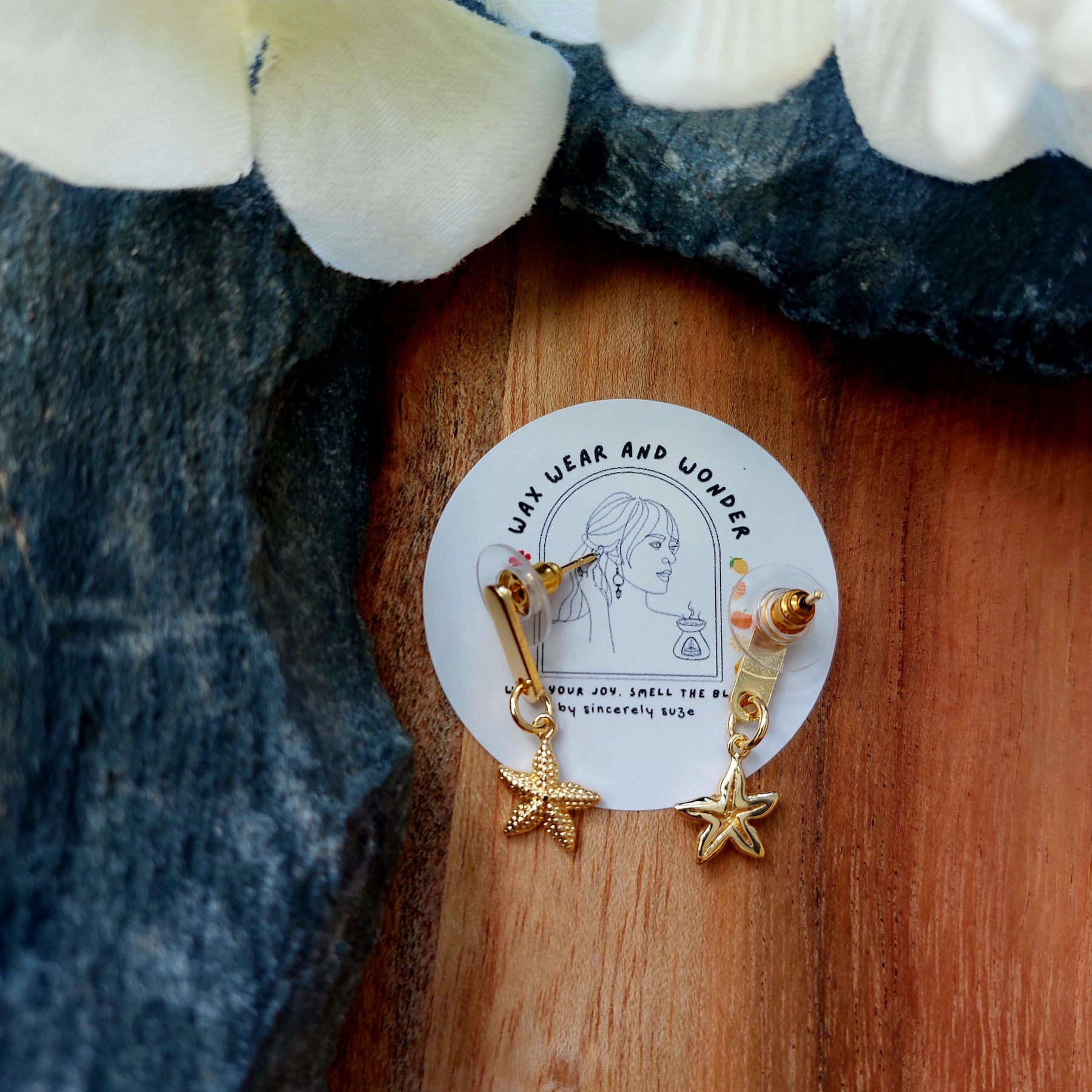 Starfish Earrings | Coastal Statement Earrings