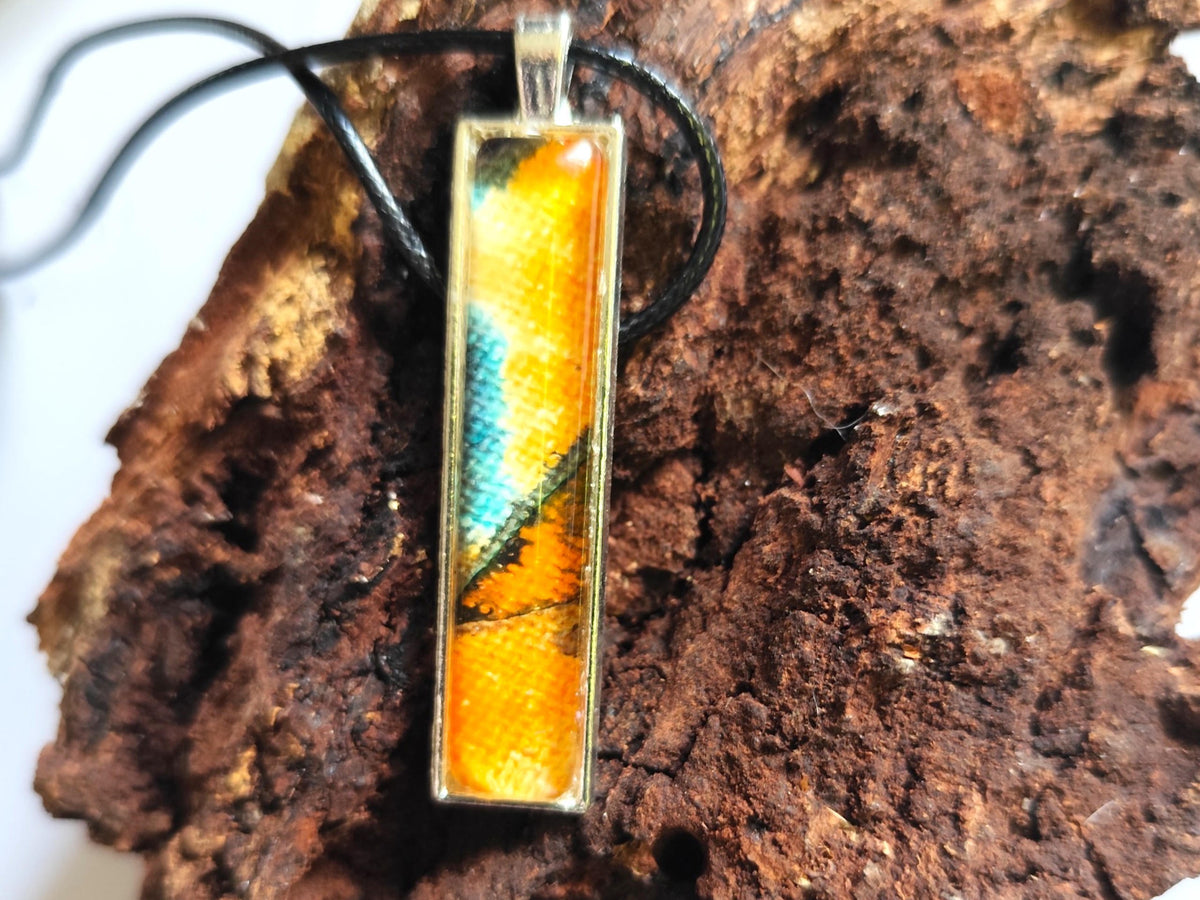 Landscape Pendant Necklace, Wearable Original Painting