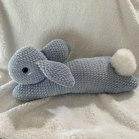 blue plush bunny