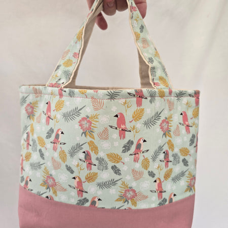 Classic Handbag | Pastel Bird Print | Australian Wildlife Collection