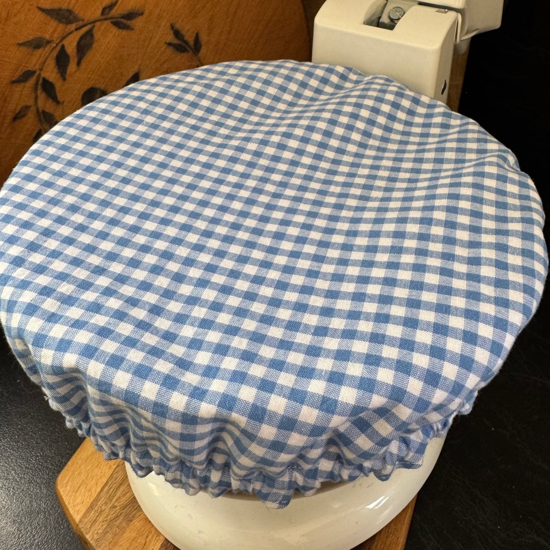 Country Style Reversible Bowl Cover - Patchwork & Gingham