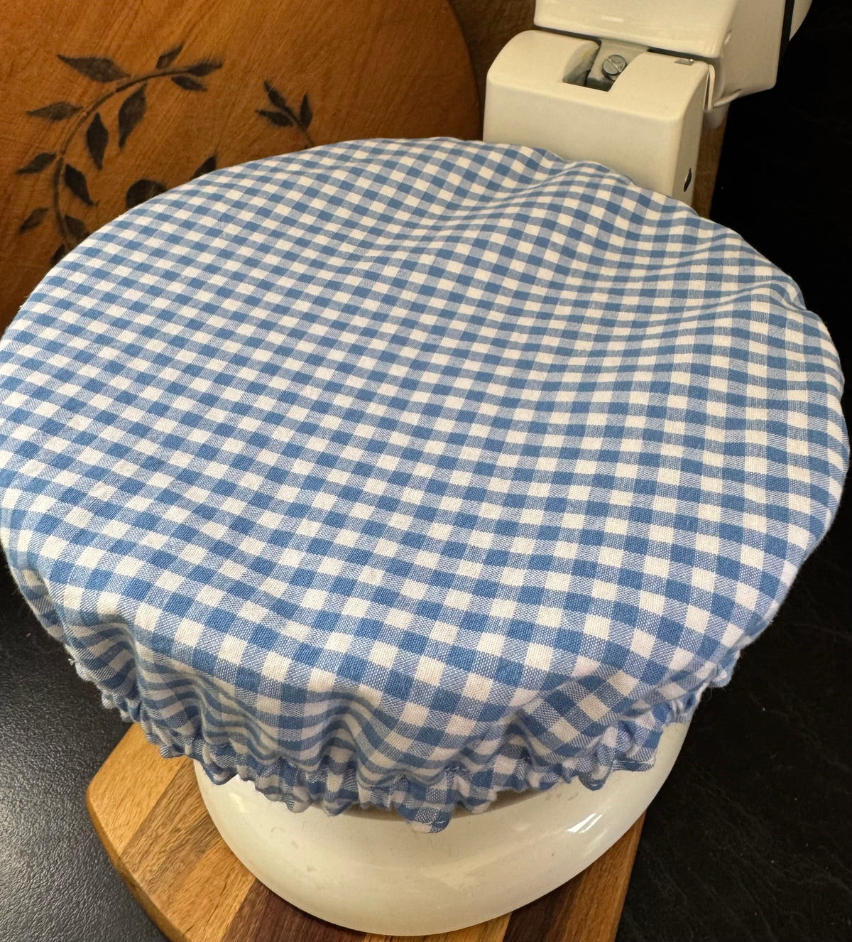 Country Style Reversible Bowl Cover - Patchwork & Gingham