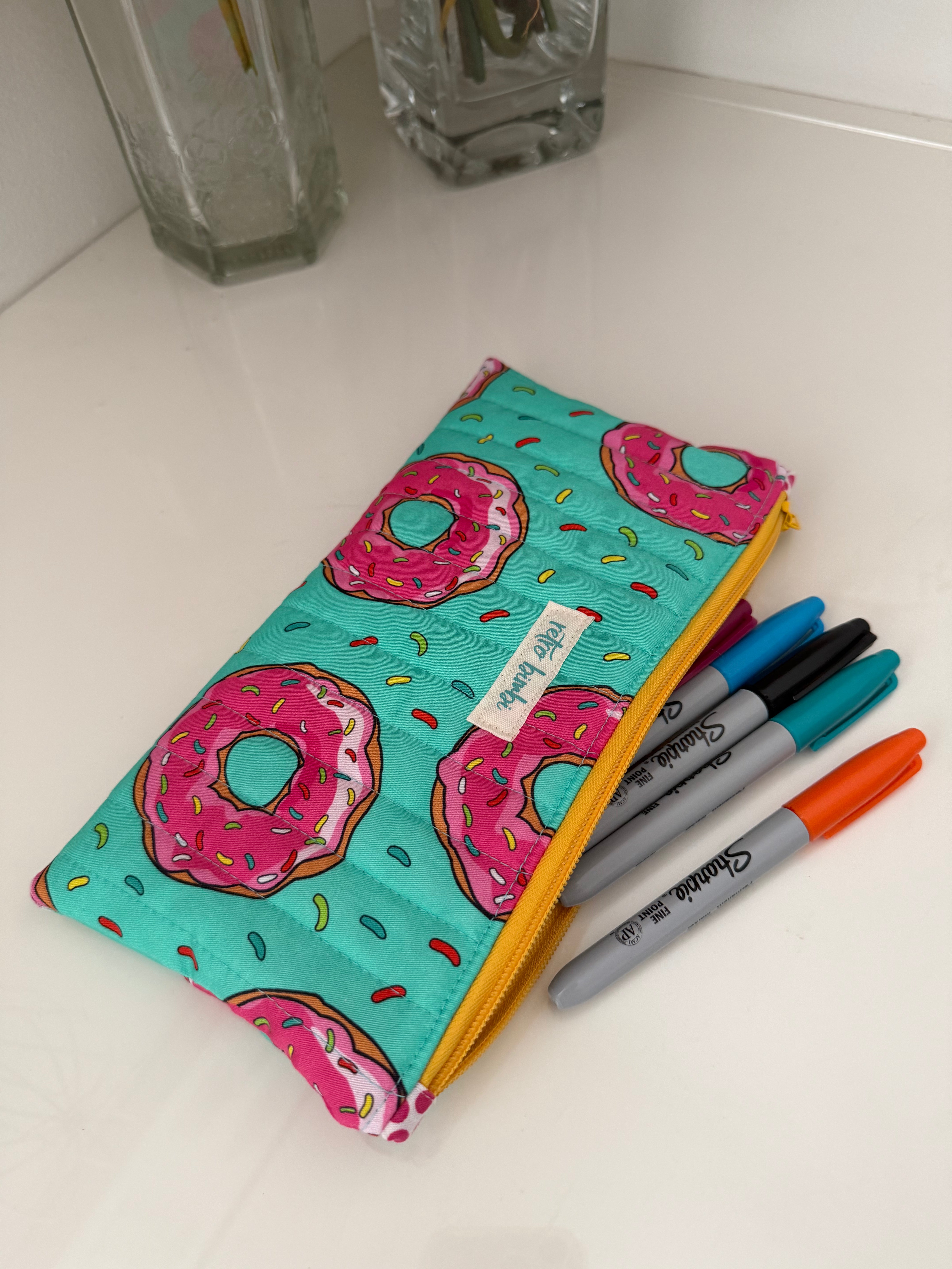Quilted Pencil Pouch - Various Designs