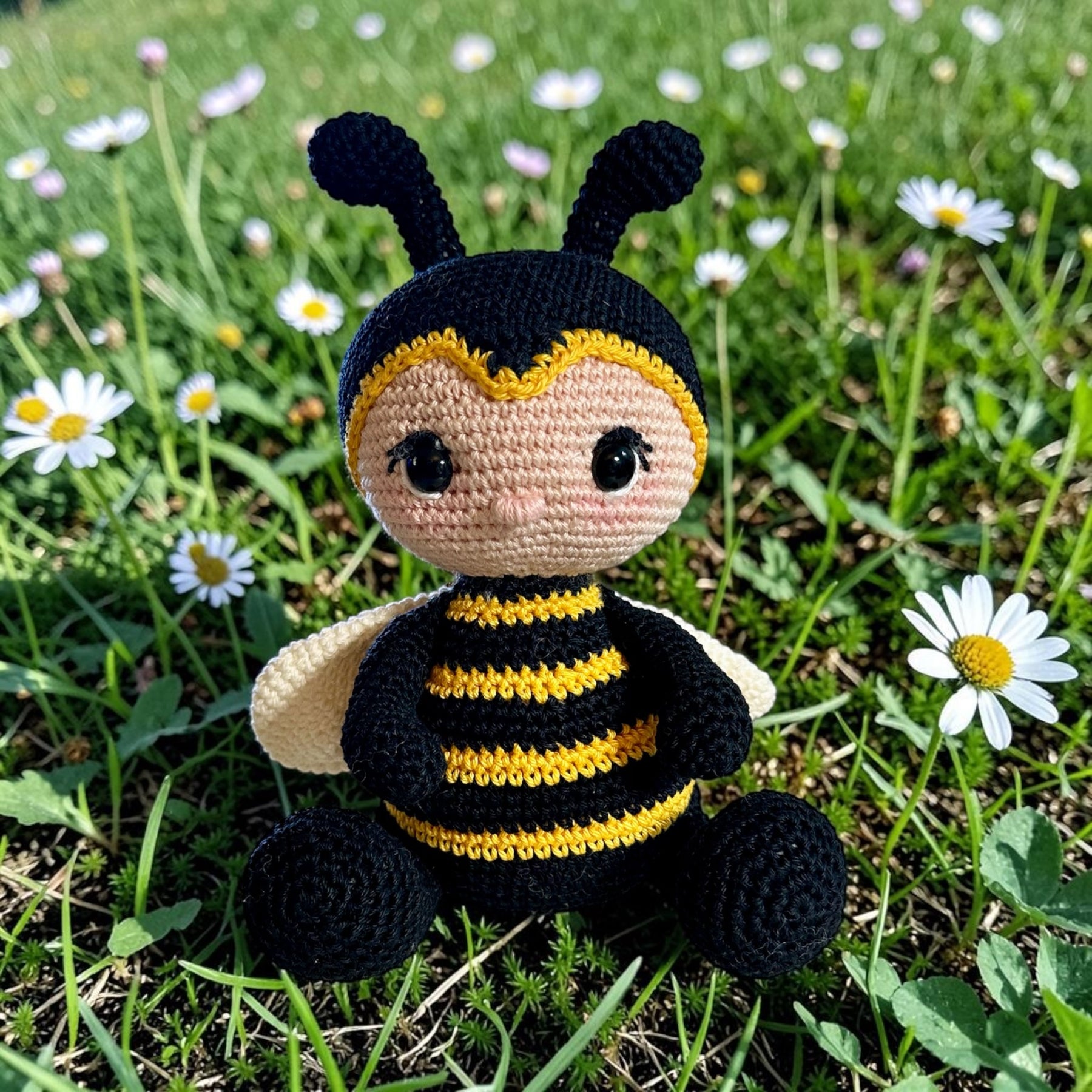 Crochet Winged Insect — Whimsical Woodland Friend 🐝✨