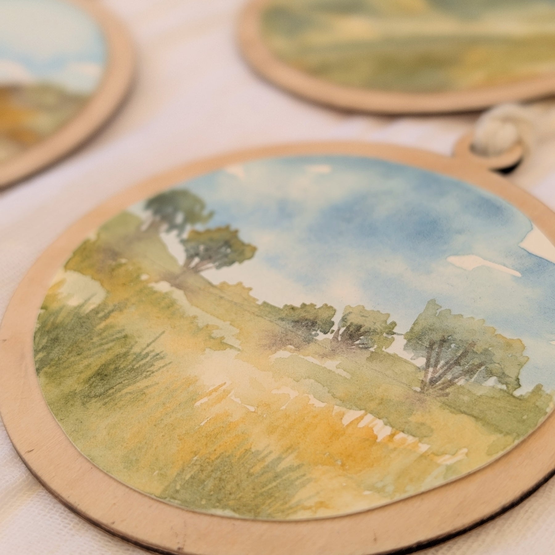 Australian Landscape Christmas Decorations – Baubles Set of 3