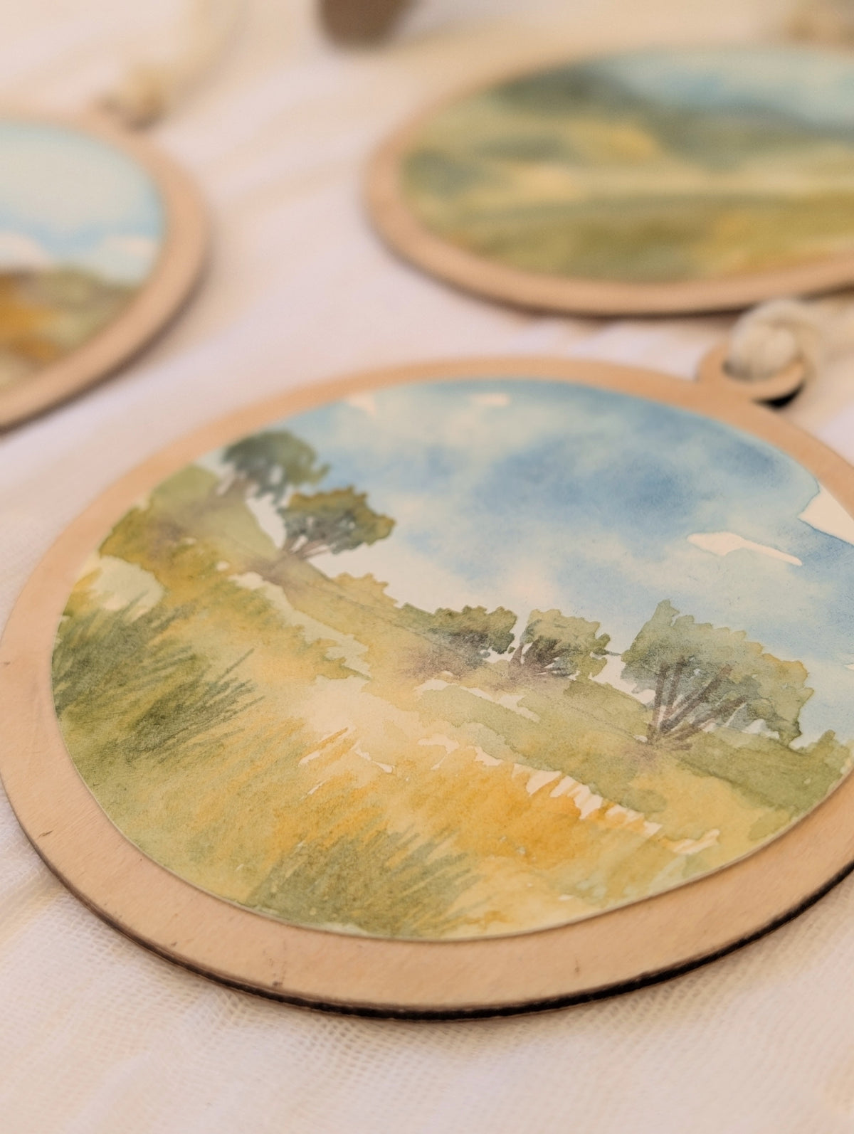 Australian Landscape Christmas Decorations – Baubles Set of 3