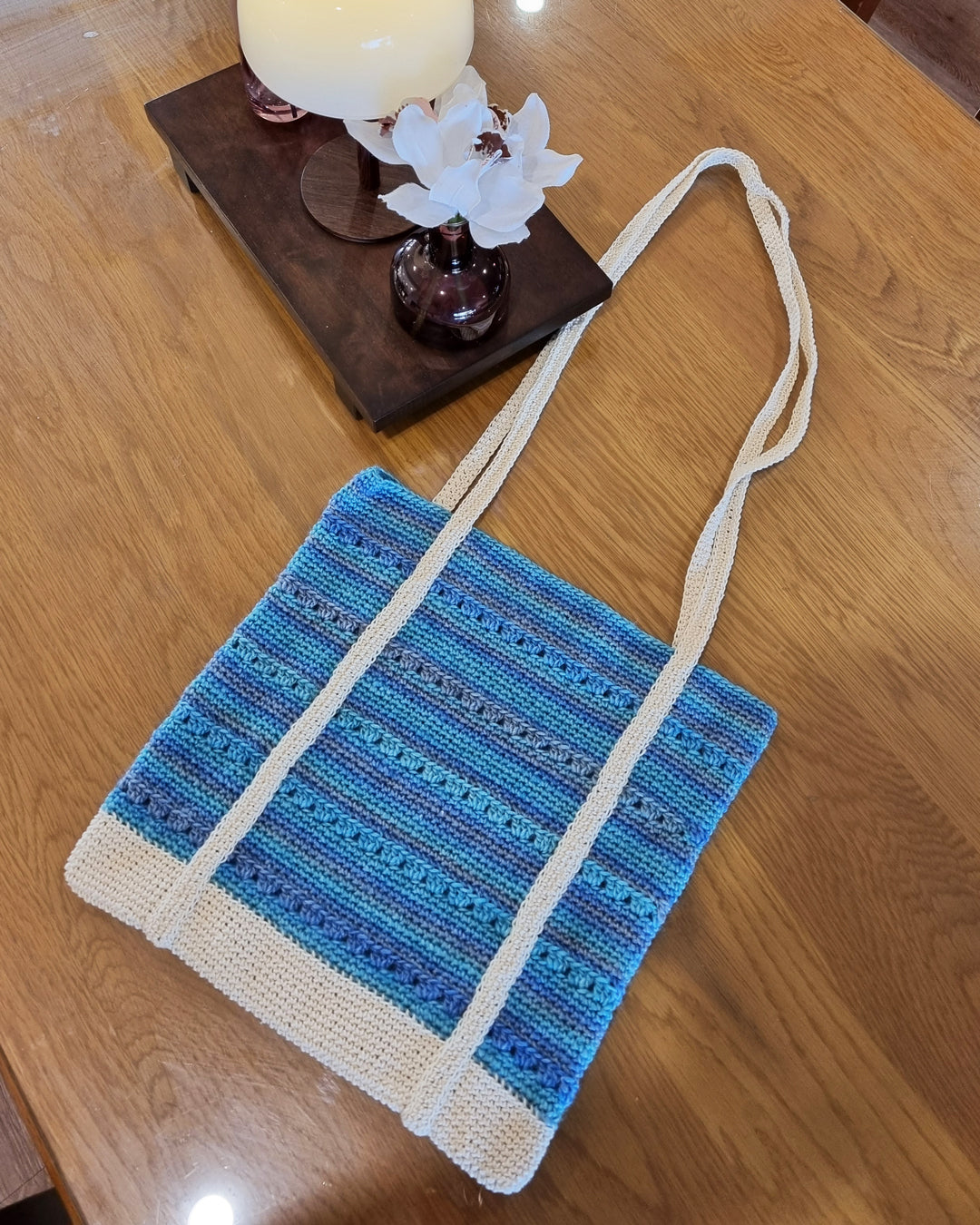 Crochet bag - Beach Blue