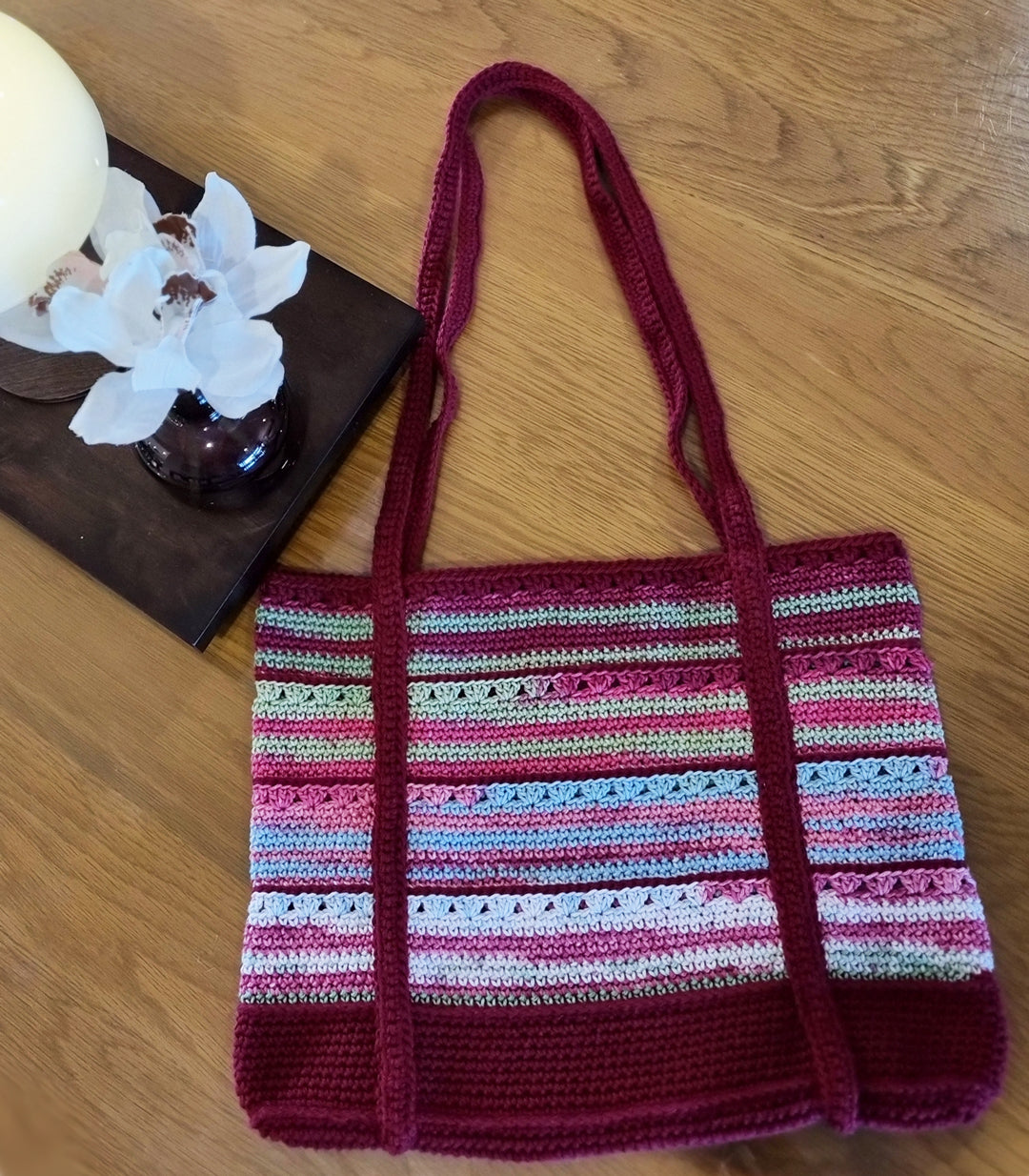 Crochet bag - Cherry-Watermelon