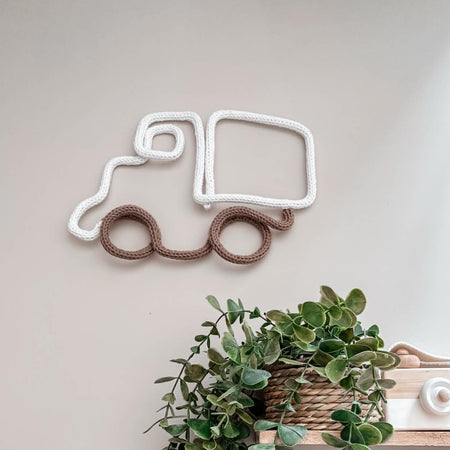 Knitted Truck Decor, Kids Vehicle
