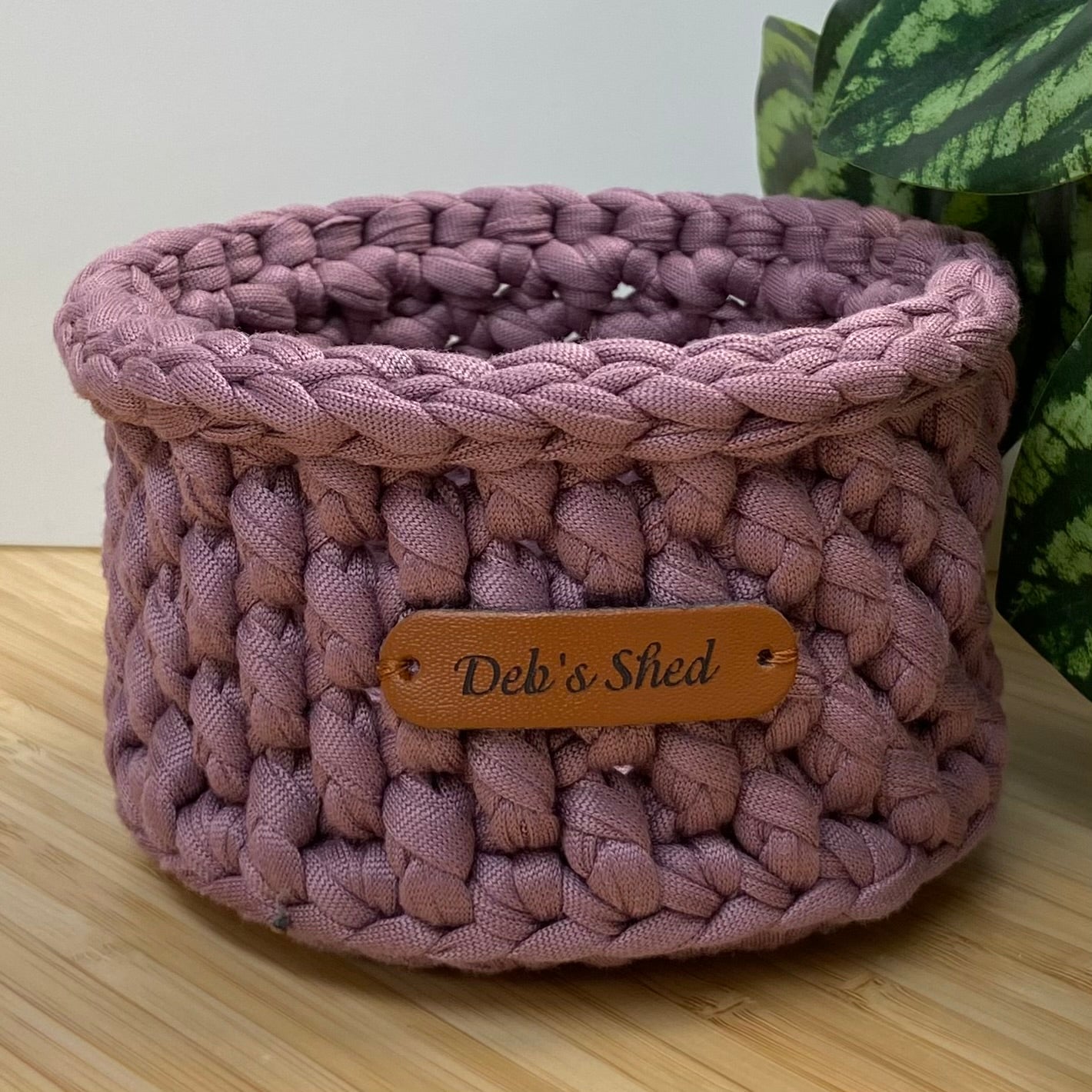 Crochet Basket - Round - Cone Stitch