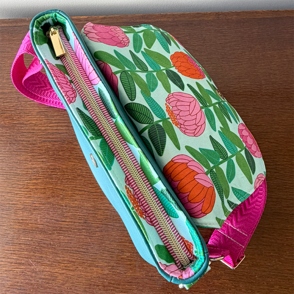 Handmade crossbody bag | Colourful & Floral | Unique