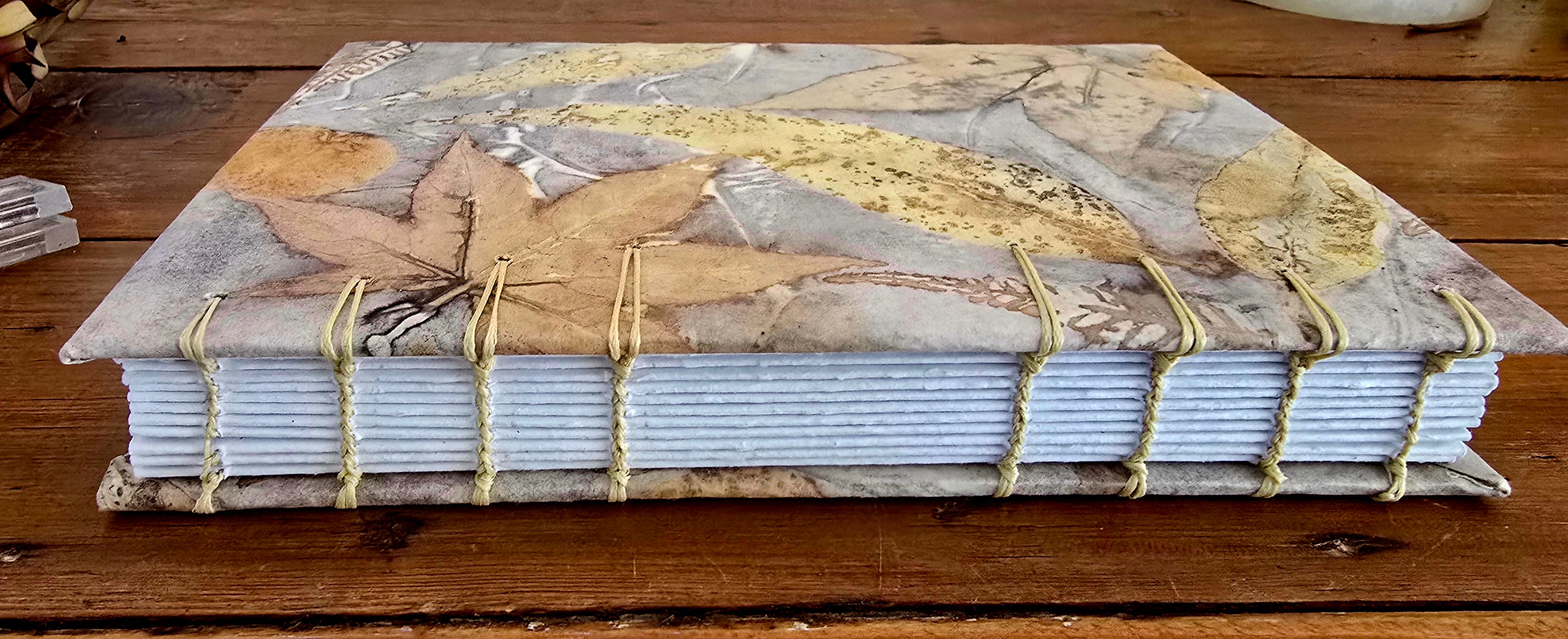 Eco Printed Hand Stitched Journal