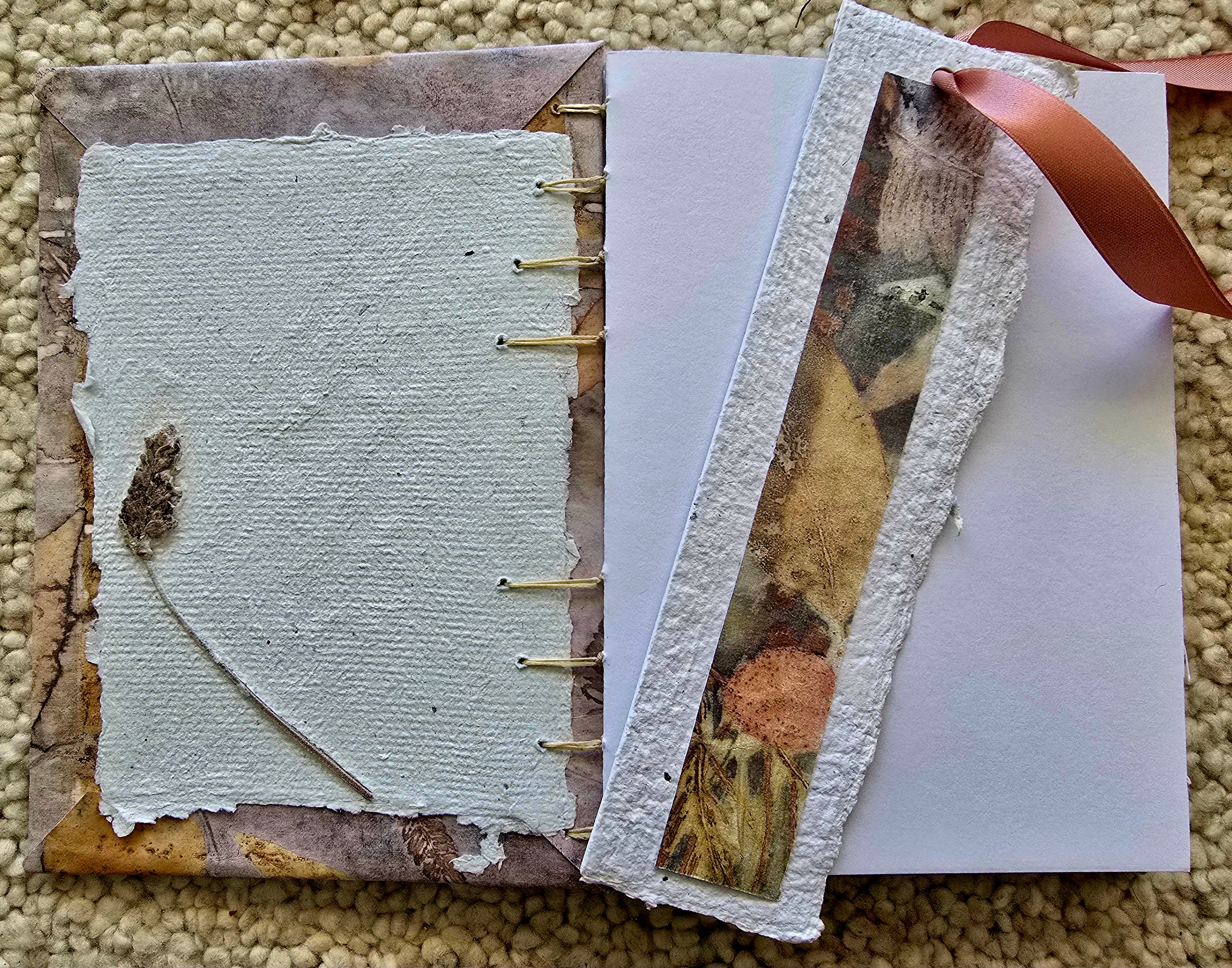 Eco Printed Hand Stitched Journal